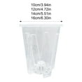 thumbnail image 6 of tasrioml Transparent Orchid Pot Plant Pot with Drainage Holes Phalaenopsis Flower Pot with Air Column Prevent Root Rot for Small Houseplants Seedlings, 6 of 8
