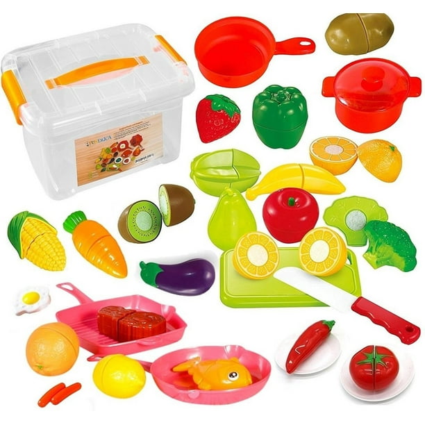 fruits and vegetables playset