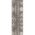 thumbnail image 5 of Unique Loom Outdoor Bohemian Collection Area Rug - Anthro (2' x 8' Runner Charcoal Gray/Ivory), 5 of 6