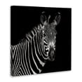 thumbnail image 3 of Stupell Industries Modern Jungle Zebra Portrait Canvas Art, 17 x 17, by Susan Bryant, 3 of 8