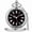 Silver, variant on Classic Smooth Vintage Pocket Watch Alloy Steel Quartz Roman/Arabic Numerals with Chain for Father's Day Xmas Best Gifts Graduation Birthday Gifts