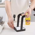 thumbnail image 4 of Multi-Function Lid And Spoon Holder, Spoon And Ladle Holder, Kitchen Utensil Holder, Cutting Board Holder, Spoon Rest, Black, 4 of 5