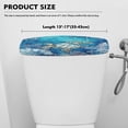 thumbnail image 5 of Renewold Sea Turtle Ocean Print Toilet Tank Lid Cover, Decorative Toilet Tank Protective Cover, Universal Machine-Washable Toilets Tanks Dust-proof Covers, Blue, 5 of 6