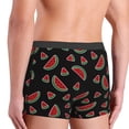 thumbnail image 3 of Goofa Watermelon Printed Men's Boxer Briefs Underwear, Moisture-Wicking Underwear, Trunk,Soft and Breathable Cotton Underwear-XX-Large, 3 of 9