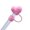 Pink, variant on Soug Pink (A)$ Valentine's Day straw decoration straw plug love decoration straw dust cover heart shape 10mm straw cap