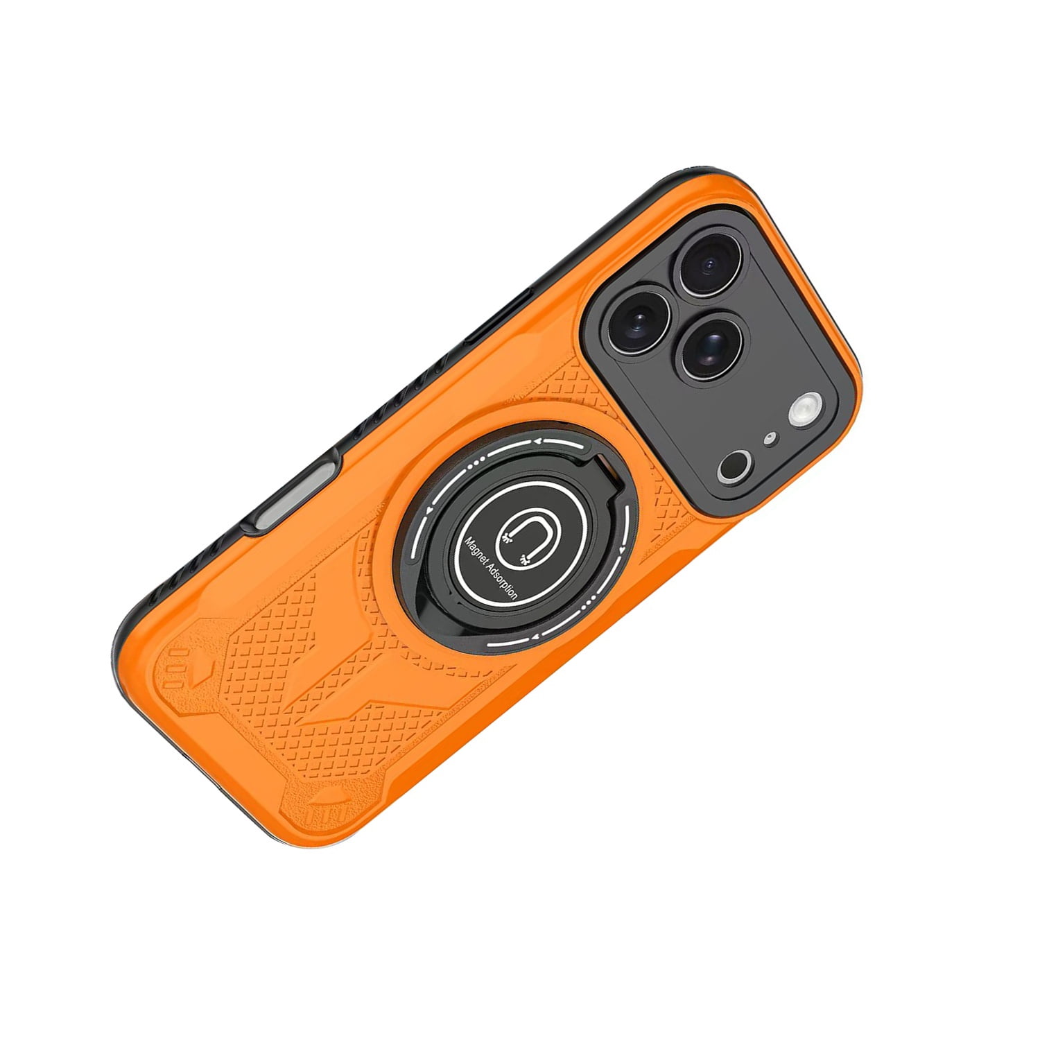 Protective Loop Strap Armor Case for iPhone 17 Pro Max (MagSafe Compatible) - Orange