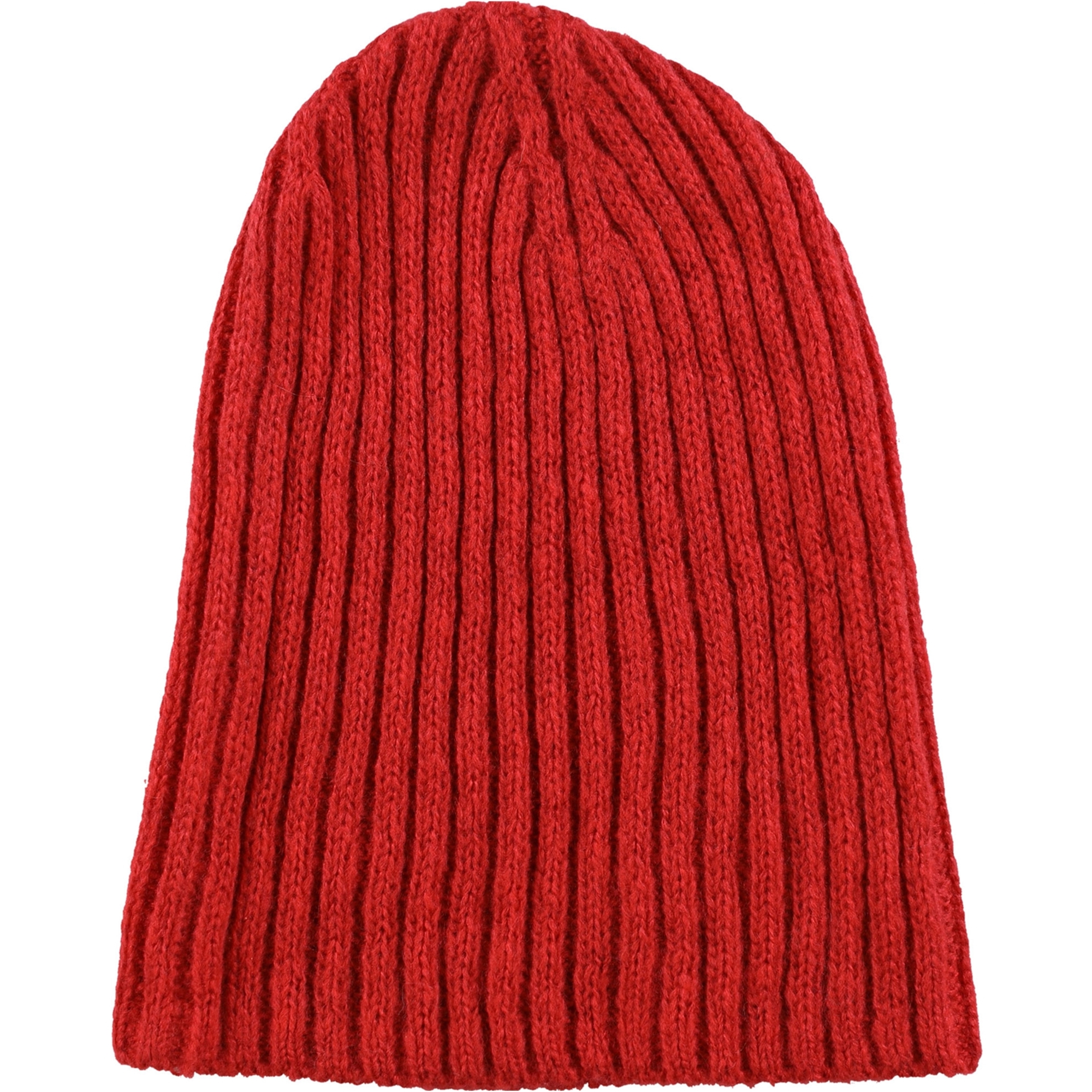 Solid Ribbed Beanie Hat 