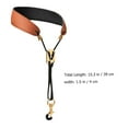 thumbnail image 2 of Leather Saxophone Neck Strap Tenor Alto Soprano Saxophone Strap for Replacement, 2 of 7