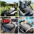 thumbnail image 6 of Golf Cart Seat Covers for 2 Seater, Black Gray Ombre Soft Microfiber Cart Seat Towel Blanket, Vintage Country Wooden Absorbent Breathable Non Slip Bench Seats Protector for Golf Course 51"x31", 6 of 9