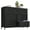 black, variant on Desser For Bedroom With 7 Fabric Drawers Organizer Storage Closet Chest Clothes For Living Room Display Cabinet Of Furniture
