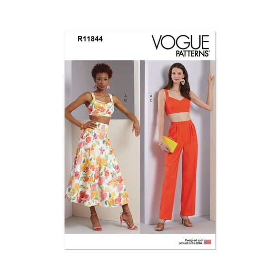 Vogue Sewing Pattern R11844 (1961) - Misses' Top, Skirt and Pants - E5 (14-16-18-20-22)