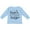 AE-Light Blue, variant on Inktastic Papa's Little Girl with Hearts Flower and Butterfly Girls Long Sleeve Toddler T-Shirt