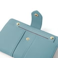 thumbnail image 4 of 1015-New Wallet: Women's Multi-function Slim Short Purse Easter、Mother Gifts, Passport Holder, Travel, Fashionable, Minimalist, Cheap（blue）, 4 of 8