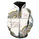 thumbnail image 1 of Sudadera con capucha y cremallera para hombre, estilo nacional retro, unisex, divertida, con estampado 3D, estilo Harajuku, manga larga, 1 of 6