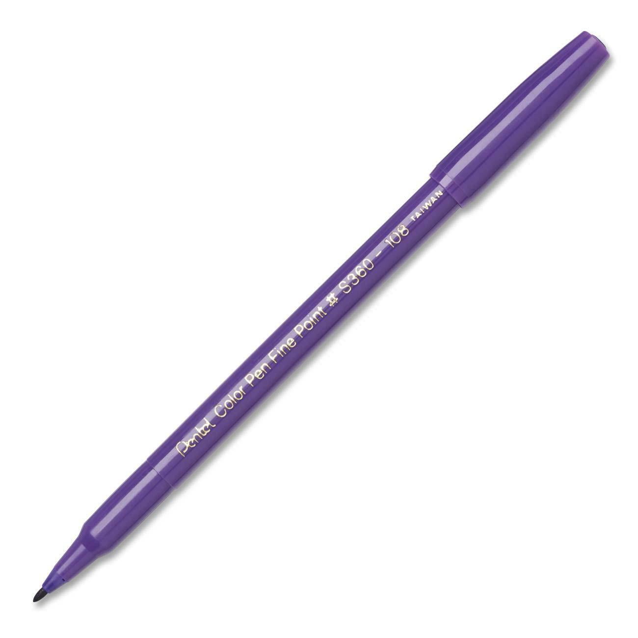(4 pack) Pentel Arts Fiber Tip Color Pen