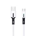 thumbnail image 1 of Cable Tipo C USAMS para Samsung Huawei Xiaomi Silicon 1m Blanco, 1 of 8