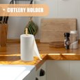 thumbnail image 4 of FNNMNNRPaper Towel Holder Bamboo Countertop Kitchen Paper Towel Dispenser Bracket, 4 of 6