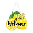thumbnail image 2 of Lemon Welcome Wreath Wooden Door Decor for Indoor Outdoor Home, Party, Wall or Porch Decorations, 2 of 7