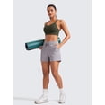 thumbnail image 4 of Top Deportivo CRZ YOGA Butterluxe con Copas Moldeadas Oliva XL, 4 of 5