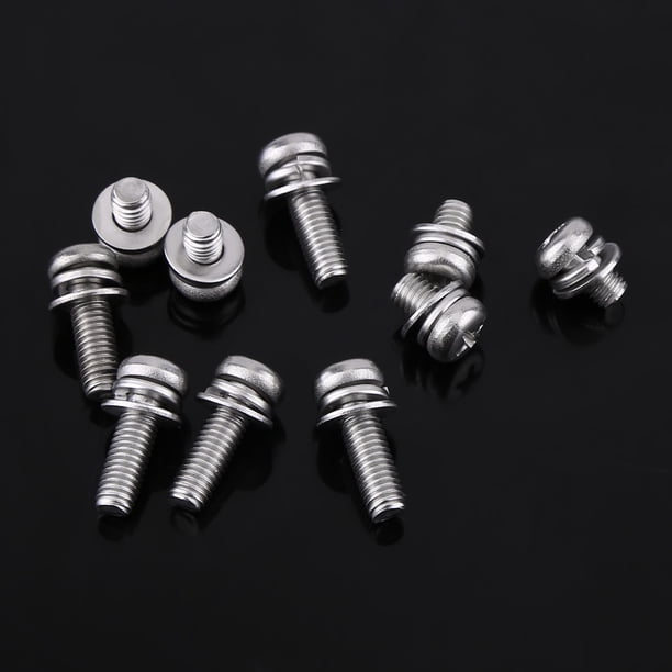 Tuercas, 160 Piezas Pan Head Surtido Kit, M2 M2.5 M3 M4 M5 Pan Head Tornillos Juego De Surtido De Tuercas Con Arandelas Acero Inoxidable, Kits De Tornillos Y Pernos