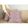 thumbnail image 2 of Ambesonne Christmas Throw Pillow Cover 2 Pack, Sweets Candles Citrus, 24", Multicolor, 2 of 5