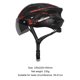 thumbnail image 3 of Casco de bicicleta MTB Bicicleta de carretera Hombres Mujeres Casco Gafas integradas (Rojo), 3 of 5