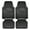 Black, variant on Armor All 4 Piece Black All-Season Trim-to-Fit Floor Mats, 78846WDC