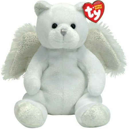Ty Beanie Babies - Heavenly the White Angel Bear With Wings - Walmart.com