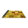 thumbnail image 2 of Ahgly Company Indoor Rectangle Patchwork Yellow Transitional Area Rugs, 3' x 5', 2 of 4