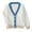 Beige, variant on Toddler Kids Cardigan Sweaters Button Up Colorblock Long Sleeve Casual Jacket Outerwear Pockets Baby Girl Boy Knit Coat (18-24 Months, Blue)