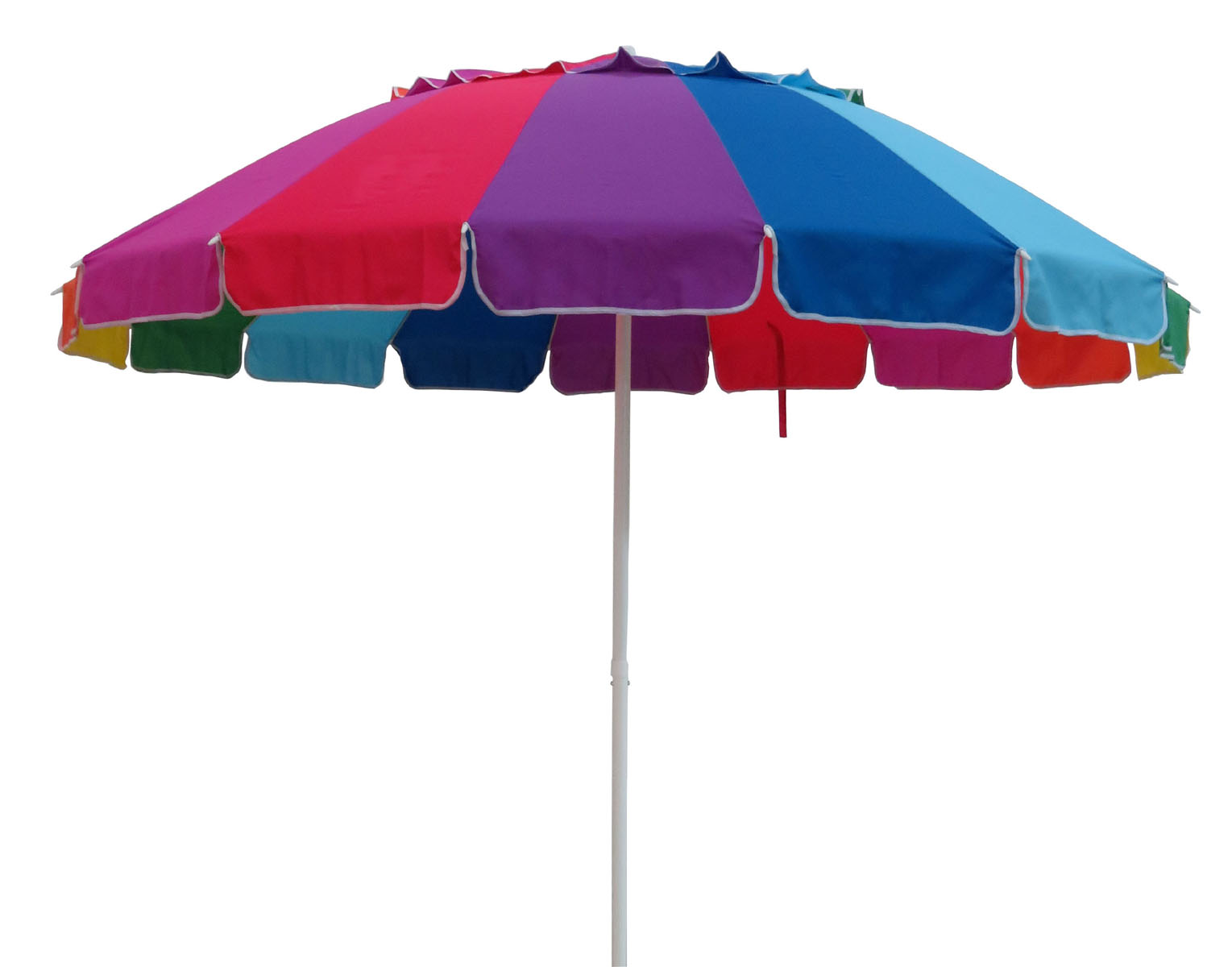 Mainstays 8 ft. Vented Tilt Rainbow Beach Umbrella with UV Protection - image 5 of 5