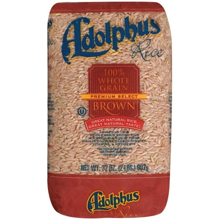 Adolphus 100% Whole Grain Brown Rice 2 Lb Bag