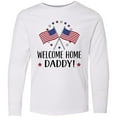 thumbnail image 3 of Inktastic Military Homecoming Welcome Home Daddy Long Sleeve Youth T-Shirt, 3 of 5