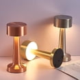 thumbnail image 3 of Led Table Lamp Dumbbell Lighting Shape Dimmable Usb Rechargeable Desk Bedside Lamp Night Light For Restaurant Bar Tischlampe, 3 of 5
