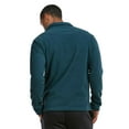 thumbnail image 4 of Men's Quarter Zip Polar Fleece Pullover Sweatshirt, Teal 3XL, 1 Count, 1 Pack, 4 of 7