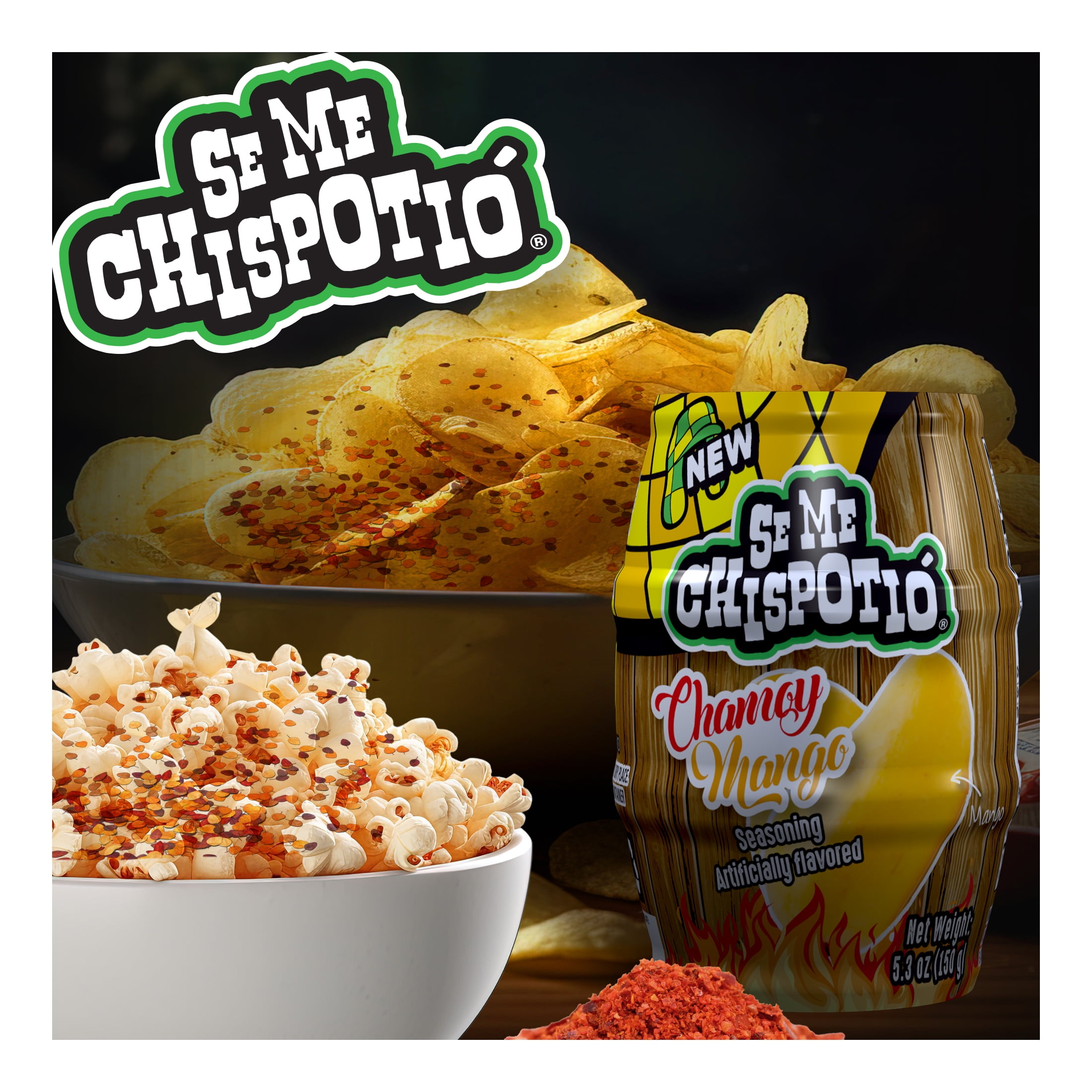 Se Me Chispotio Seasoning, Chamoy Mango Seasoning, 5.3 oz