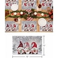 thumbnail image 6 of Christmas Placemats Set of 6 Gnome Xmas Tree Socks Christmas Placemats for Dining Table Forest Branch Snowflake Table Mat Winter Holiday Home Party Kitchen Table Decorations, 6 of 6