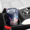 thumbnail image 5 of 20 Oz Pioneer Flower Coffee Tumbler Double Wall Insulated Stainless Steel Water Bottle | Metal Reusable Thermoses Flask with Cup Cap | Leak & Sweat Proof with Anti-Dust Lid, 5 of 7