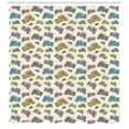 thumbnail image 3 of Ambesonne Motorcycle Shower Curtain, Pastel Sketch Art, 69"Wx70"L, Multicolor, 3 of 3