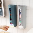 thumbnail image 3 of Wall-Mounted Garbage Bag Storage Box, Plastic Grocery Bag Dispenser and Organizer for Kitchen and Pantry, Space-Saving Trash Bag Holder A#368 A, 3 of 5
