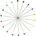 thumbnail image 4 of Sewing Pins, Straight Quilting Pins With Pearlized Heads, Jewelry Diy, Craft Projects, Stainless Steel, Multicolor Glass Heads, Widely Applied, Unique Process Ensures Not Easy To Rust, 4 of 6