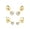 White, variant on Elli by Julie & Grace Elli by Julie & Grace Basic Round Crystal Stud Earrings 2er Set