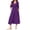 Purple, variant on Ekouaer Women's Robe Long Waffle Knit Bathrobe Lightweight Soft Kimono Robes Loungewear