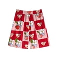 thumbnail image 3 of OYXSER Toddler Girls Outfits Fruit Print Short Sleeve T-Shirt Tops & Shorts Sets 2Pcs Clothes Set, Red 5-6Y, 3 of 5
