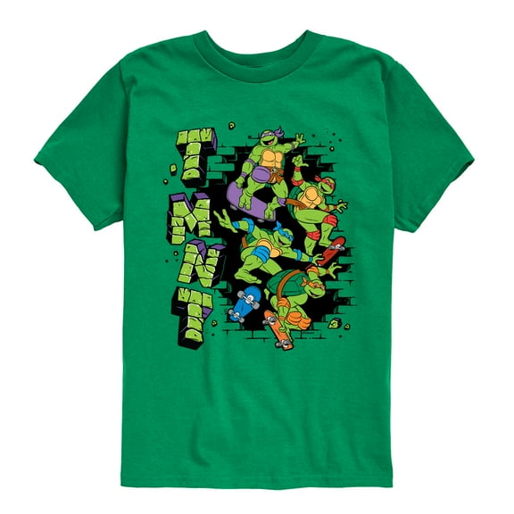 Teenage Mutant Ninja Turtles - Skateboards - Toddler & Youth Short Sleeve Graphic T-Shirt