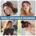 thumbnail image 6 of COEQINE Breast Cancer Ribbon Nurse Button Headband Dog Paw Elastic Sports Headbands Thick Non-Slip Hair Bands for Women Sport Headbands for Men Headbands for Sports Nurse Headbands Bulk, 6 of 7