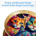 thumbnail image 2 of Cat Elegant Plastic Disc Cake Holder with Iron Pillars | 32cm/12.5in Height and 21cm/24cm/27cm Plates, 2 of 6