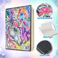 thumbnail image 2 of Gifts for Girls 5 7 8 9 Year Old, Unicorn Craft Kits for Kids Age 6 8 10 12 Diamond Painting Kit Unicorns Toys for 7-11 Year Olds Girls Birthday Gifts Gem Arts and Crafts for Kids Stationary, 2 of 7