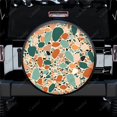 thumbnail image 1 of Tranquil Terrazzo Pattern Polyester Universal Spare Wheel Tire Cover Wheel Covers for Trailer RV SUV Truck Camper, 1 of 5