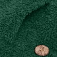 thumbnail image 6 of Vinsonshop Sherpa Coat Womens Winter Coats with Hood Teddy Coat for Women Womens Long Winter Coat with Hood Hooded Fleece Jacket Women Womens Coats Winter Fleece Coat Dark Green L, 6 of 6